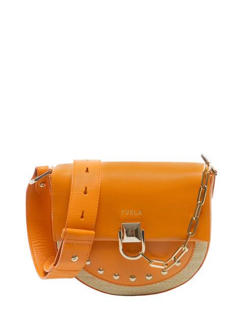 FURLA MISS MIMI Mini bolso de hombro mandarina+desierto - Bolsos Mujer