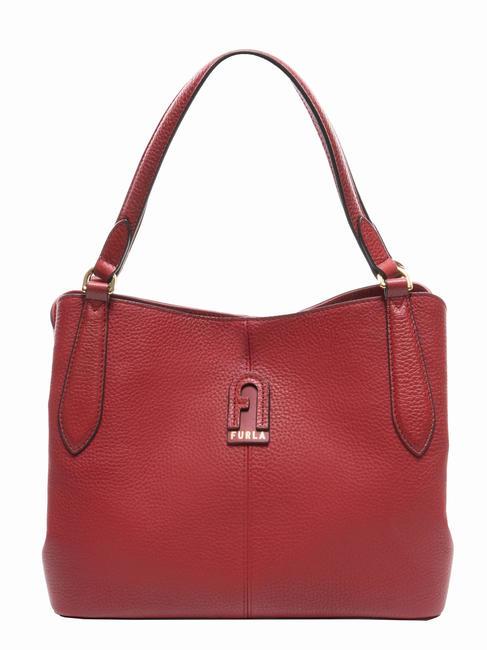 FURLA DAFNE Bolso bandolera, en piel. CABERNET - Bolsos Mujer