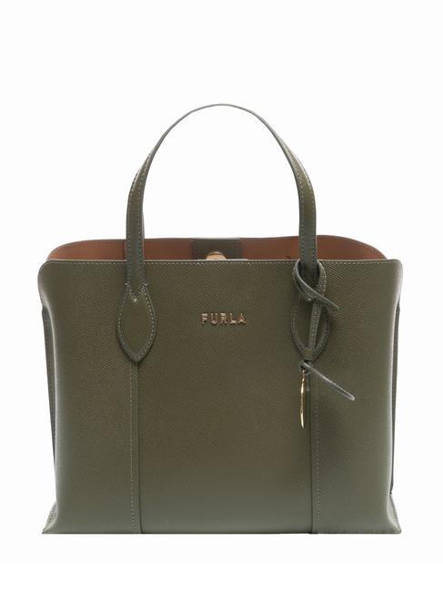 FURLA VITTORIA  Bolso de cuero almizcle g - Bolsos Mujer