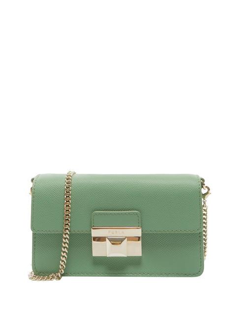 FURLA VENERE  Bolso mini de piel tomillo - Bolsos Mujer