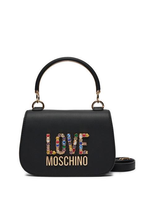 LOVE MOSCHINO JEWELS Bolso de mano con bandolera negro - Bolsos Mujer