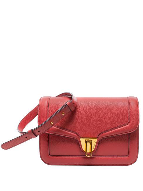 COCCINELLE NEW MARVIN TWIST  Bolso bandolera, en piel. arándanos - Bolsos Mujer