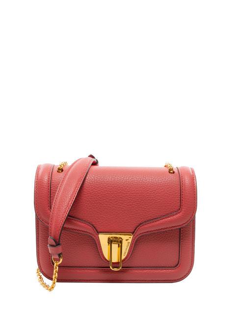 COCCINELLE NEW MARVIN TWIST Bolso micro bandolera, en piel. arándanos - Bolsos Mujer