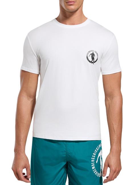 BIKKEMBERGS PUPINO  Camiseta de manga corta blanco - camiseta