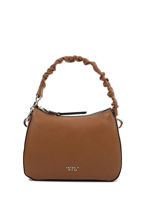 TOSCA BLU PANDORO Bolso pequeño de piel con bandolera BROWN - Bolsos Mujer