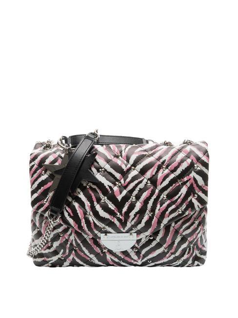 L'ATELIER DU SAC REBECCA Bolso acolchado estampado animal rosa - Bolsos Mujer