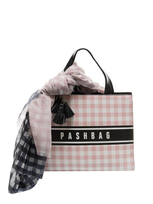 PASH BAG TWEEDY Bolso de mano con bufanda multicolor - Bolsos Mujer