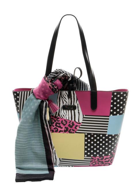 PASH BAG HOT TWIST Bolso tote con bufanda multicolor - Bolsos Mujer