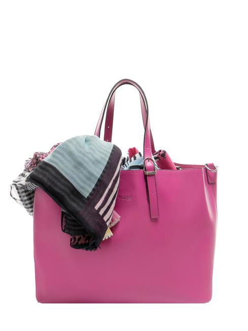 PASH BAG HOT TWIST Bolso tote con bufanda rosa - Bolsos Mujer