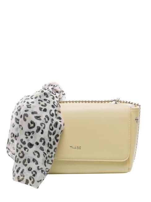 PASH BAG BLUSH Bolso bandolera con bufanda amarillo - Bolsos Mujer