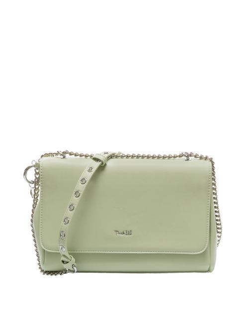 PASH BAG BLUSH Bolso bandolera con bufanda verde - Bolsos Mujer