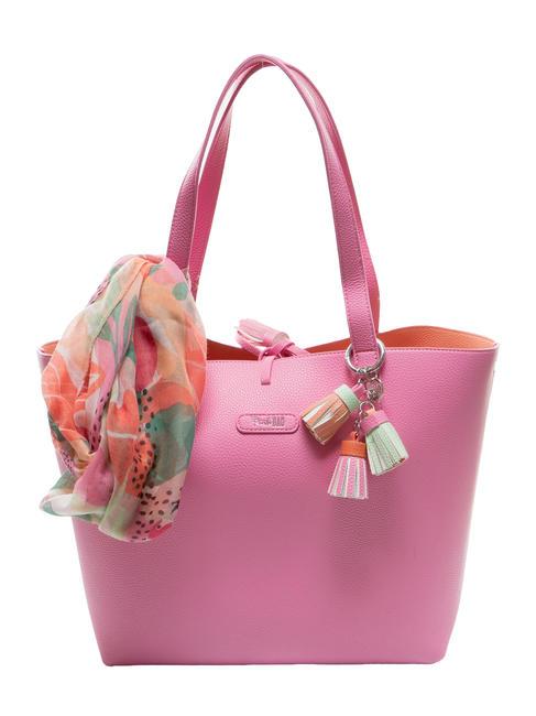 PASH BAG LIKE IT! Bolso shopper con bufanda rosa - Bolsos Mujer