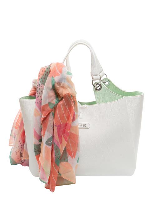 PASH BAG LIKE IT! Bolso tote con bufanda blanco - Bolsos Mujer