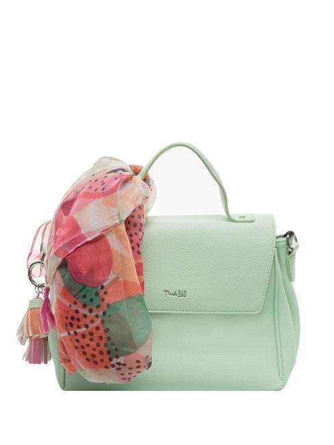 PASH BAG LIKE IT! Bolso satchel con bufanda verde - Bolsos Mujer