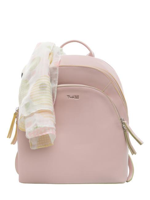 PASH BAG EVERMORE Mochila redonda con bufanda rosa - Bolsos Mujer