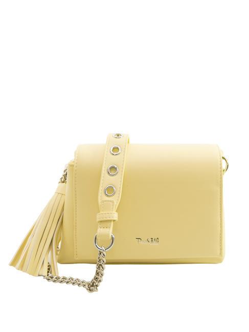 PASH BAG BLUSH Mini bolso bandolera con solapa amarillo - Bolsos Mujer