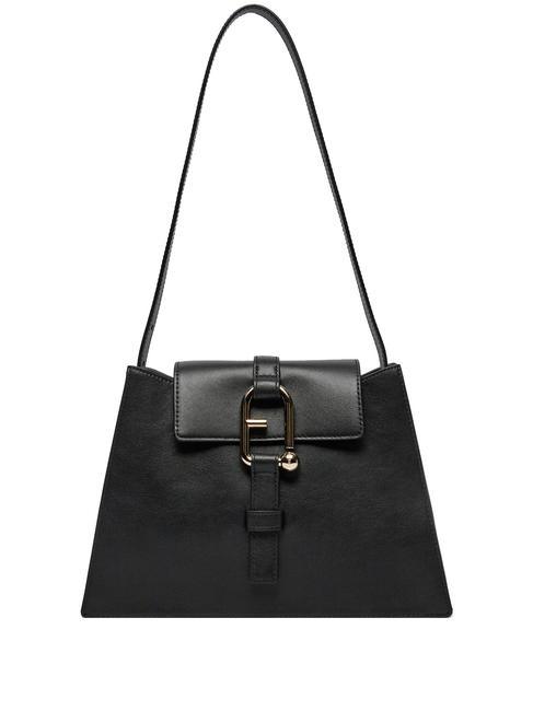 FURLA NUVOLA  Bolso bandolera, en piel. negro - Bolsos Mujer