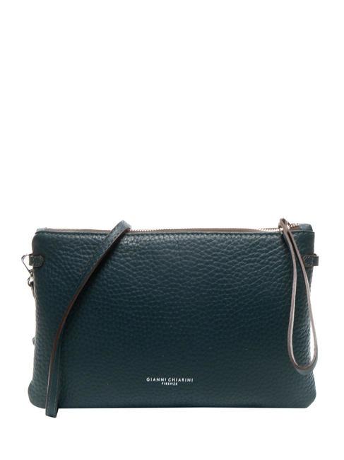 GIANNI CHIARINI HERMY  Bolso de mano, con bandolera verde profundo-t.moro - Bolsos Mujer