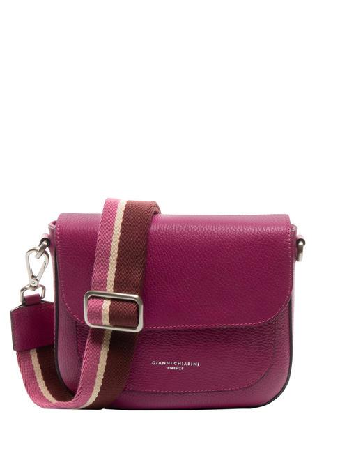 GIANNI CHIARINI ALLY  Mini bolso bandolera, en piel. Rosa caliente - Bolsos Mujer