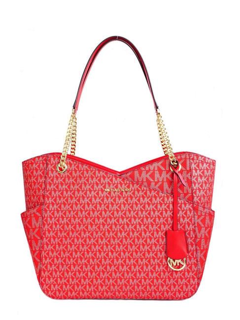 MICHAEL KORS JET SET TRAVEL Bolso de hombro brt rojo mlti - Bolsos Mujer