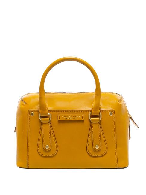 THE BRIDGE CECILIA Bolso de mano de piel con bandolera maíz amarillo abb. oro - Bolsos Mujer