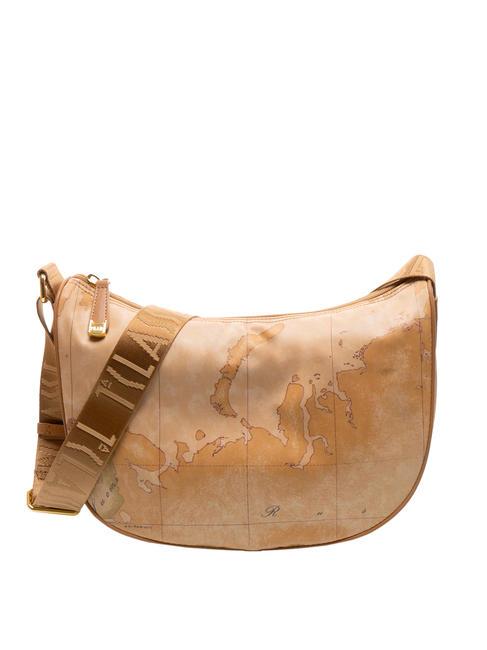 ALVIERO MARTINI PRIMA CLASSE GEO CLASSIC Bolso bandolera mediano tipo media luna NATURAL - Bolsos Mujer