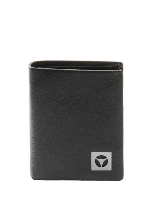 MOMO DESIGN CALF  Cartera vertical de piel negro - Carteras Hombre