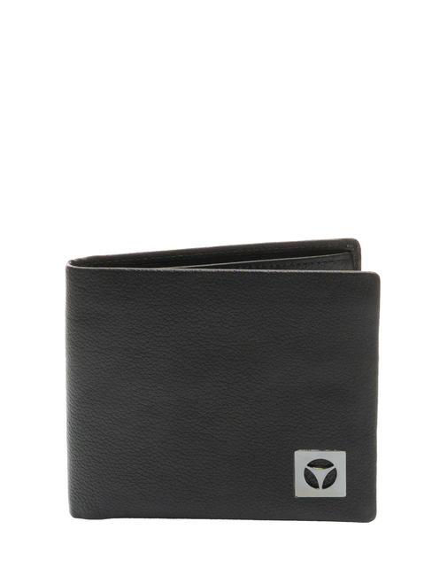 MOMO DESIGN CALF  Cartera de piel granulada negro - Carteras Hombre