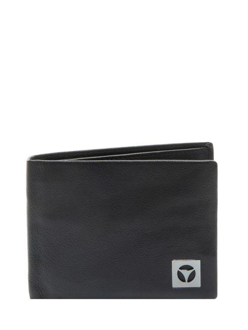 MOMO DESIGN CALF Billetera de cuero negro - Carteras Hombre