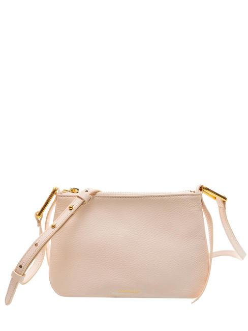 COCCINELLE MAGIE Bolso bandolera pequeño de piel rosa cremoso - Bolsos Mujer