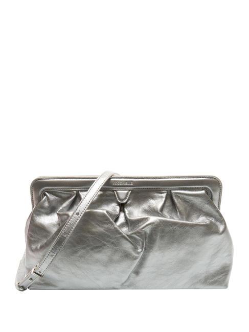 COCCINELLE DILETTA ROCK Bolso bandolera, en piel. SILVER - Bolsos Mujer