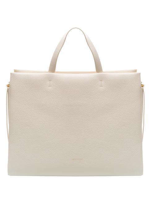 COCCINELLE BOHEME Bolso de mano, con bandolera leche de coco - Bolsos Mujer