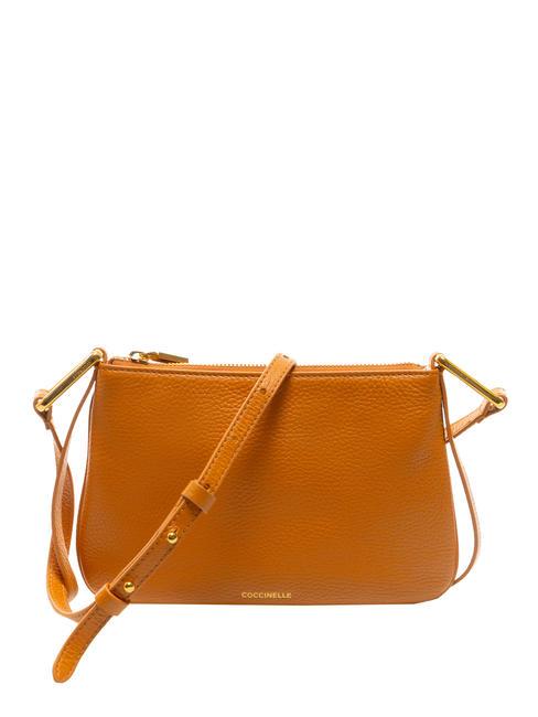 COCCINELLE MAGIE Bolso bandolera pequeño de piel pimenton - Bolsos Mujer