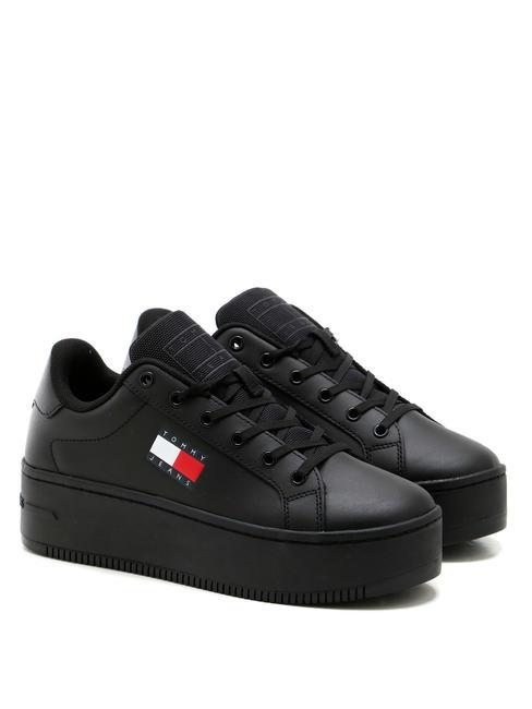 TOMMY HILFIGER TOMMY JEANS FLATFORM ESS  Zapatillas altas NEGRO - Zapatos Mujer