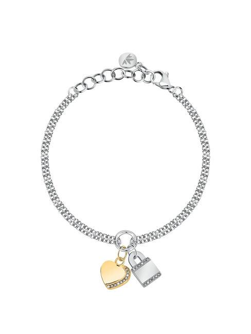 MORELLATO MASCOTTE Pulsera con dije de corazón y candado SILVER - Pulseras