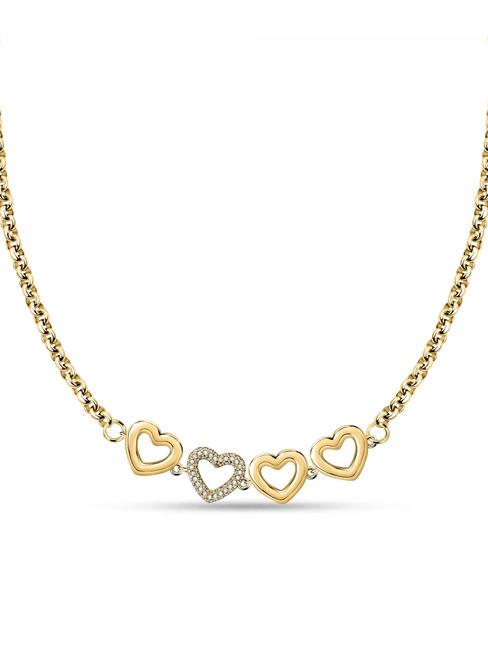 MORELLATO BAGLIORI gargantilla 4 corazones oro - Collares