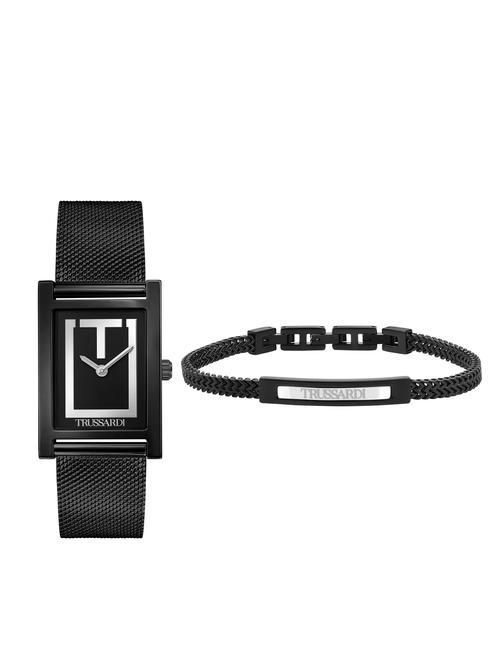 TRUSSARDI T-STRICT Reloj y pulsera Time only. negro - Relojes