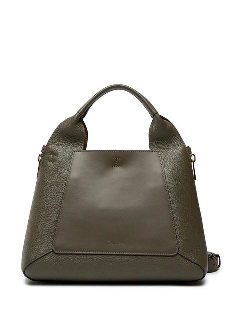 FURLA GILDA Bolso tote Roma y piel de becerro st eracle salvia c+greige - Bolsos Mujer