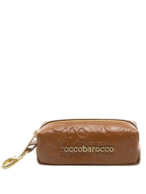 ROCCOBAROCCO RB Embossed Estuche de cuero para llaves/monedas cuero - Llaveros