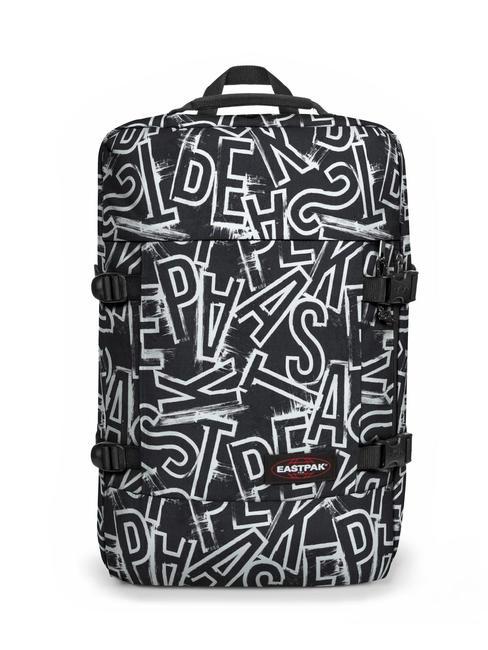 EASTPAK TRAVELPACK  Mochila de viaje, porta pc de 17" letras epnegro - Mochilas para portátil