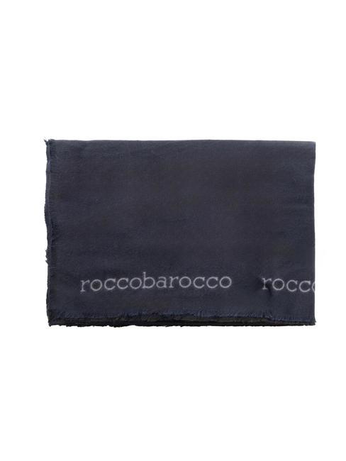 ROCCOBAROCCO RB Bufanda unisex azul negro - Bufandas