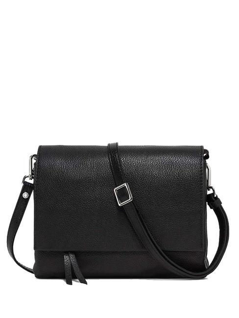 GIANNI CHIARINI THREE Bolso bandolera, en piel. negro - Bolsos Mujer