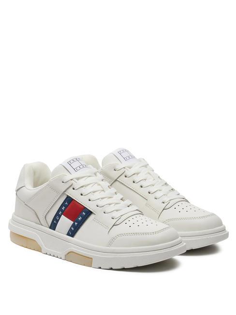 TOMMY HILFIGER TOMMY JEANS BROOKLYN ELEVATED  Zapatillas de piel color crudo - Zapatos Mujer