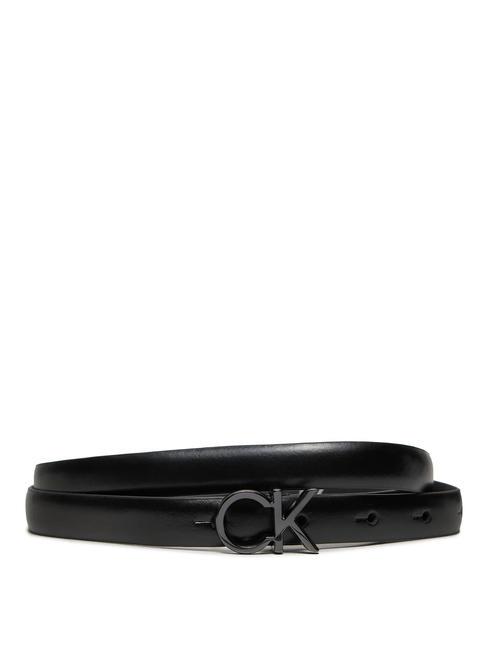 CALVIN KLEIN DAILY Cinturón de cuero negro - Cinturones