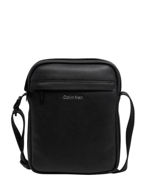 CALVIN KLEIN MUST  Cartera ck negro saffiano - Bandoleras Hombre