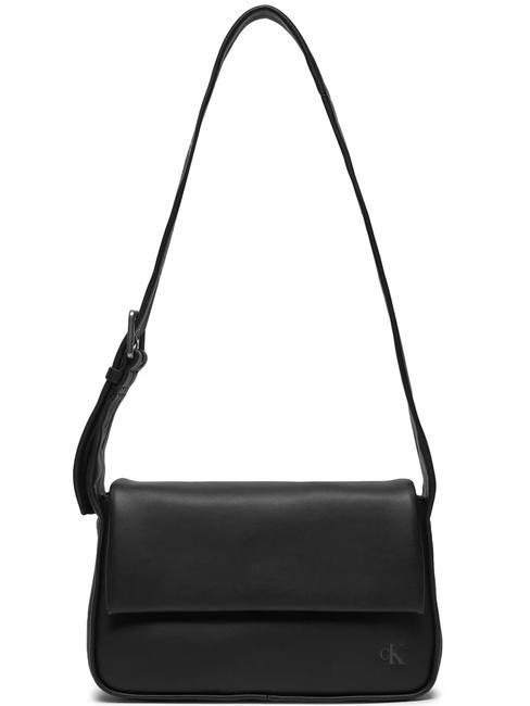 CALVIN KLEIN BLOCK  bolsa de hombro pvh negro - Bolsos Mujer