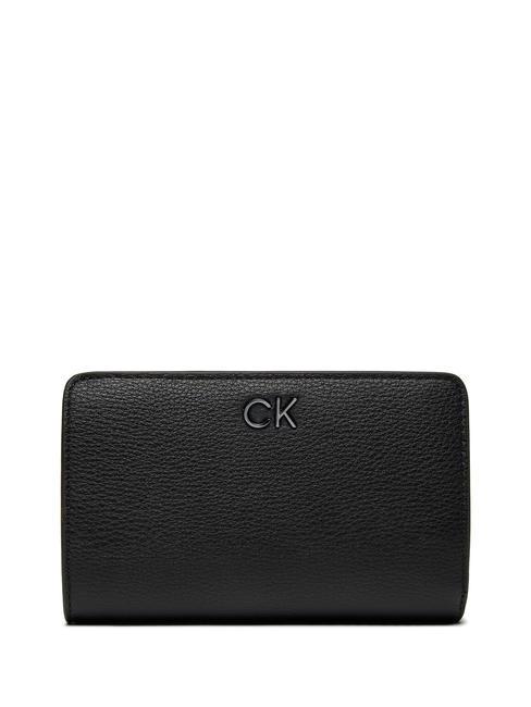 CALVIN KLEIN DAILY  Cartera con cremallera negro - Carteras Mujer