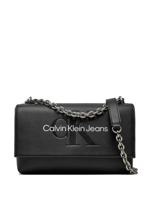 CALVIN KLEIN SCULPTED Convertible Bolso de hombro/bandolera moda negro - Bolsos Mujer