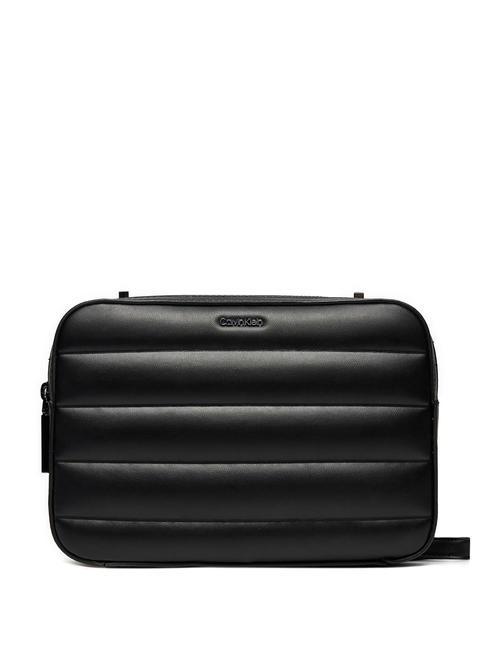 CALVIN KLEIN LINE QUILT Bolsa de hombro negro - Bolsos Mujer