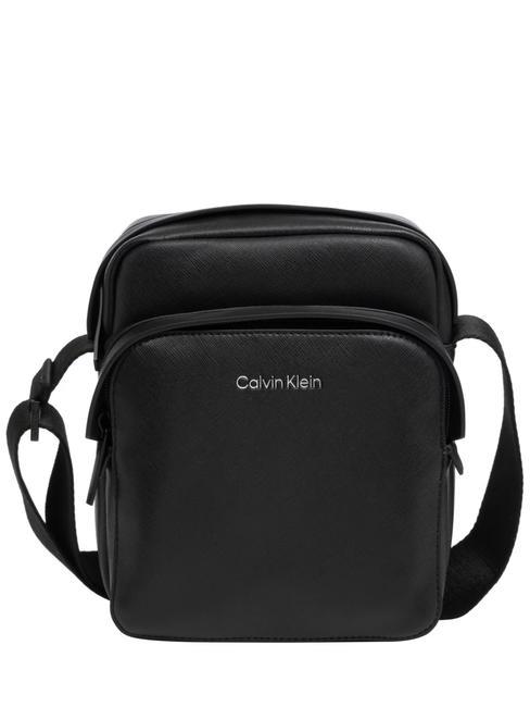 CALVIN KLEIN MUST  minibolso ck negro saffiano - Bandoleras Hombre